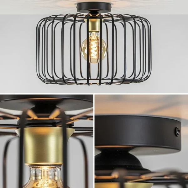 plafondlamp_draad_cilinde_2-1.webp Store Straluma Plafondlamp draad cilinder zwart/brons