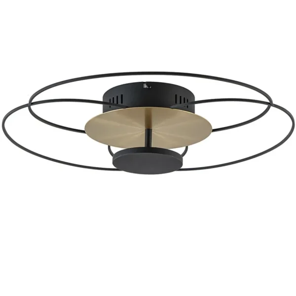 plafondlamp_fiore_zwartgo_0.webp Clearance Straluma Plafondlamp Fiore zwart/goud 3-step dim