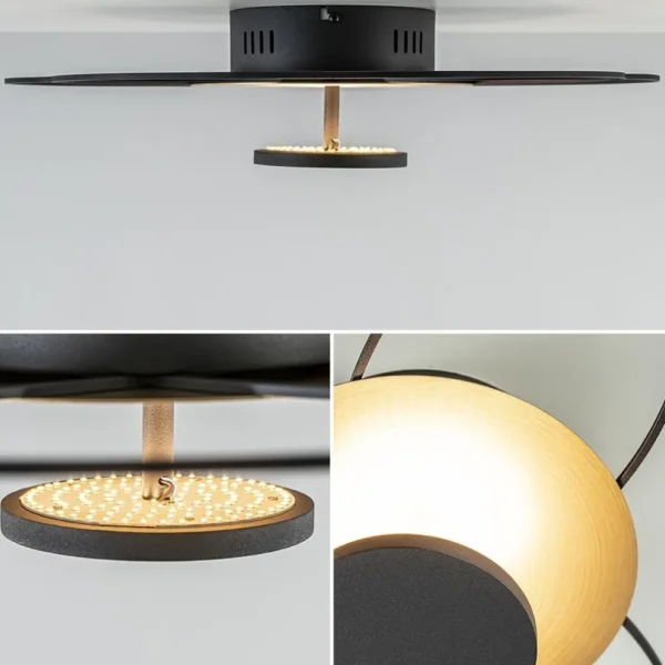 plafondlamp_fiore_zwartgo_2.webp Clearance Straluma Plafondlamp Fiore zwart/goud 3-step dim