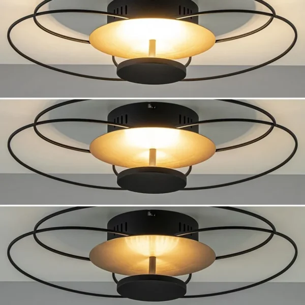 plafondlamp_fiore_zwartgo_3.webp Clearance Straluma Plafondlamp Fiore zwart/goud 3-step dim