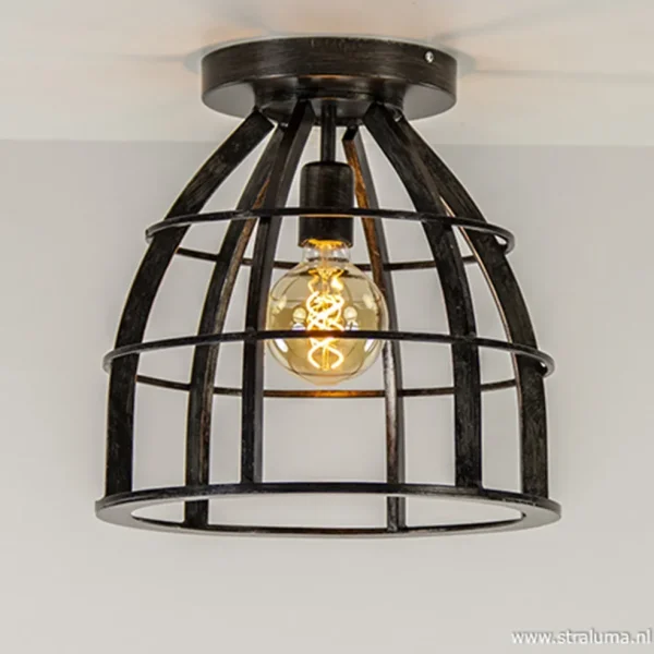 plafondlamp_frame_zwart_i_1.webp Store Straluma Plafondlamp frame zwart industrieel