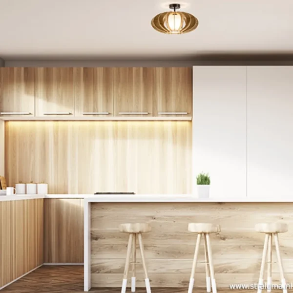 plafondlamp_hout_lamellen_4.webp Discount Straluma Plafondlamp hout lamellen klein