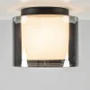 plafondlamp_ice_cm_zwarts_2.webp Flash Sale Straluma Plafondlamp Ice 23cm zwart/smoke IP44