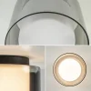 plafondlamp_ice_cm_zwarts_3.webp Flash Sale Straluma Plafondlamp Ice 23cm zwart/smoke IP44