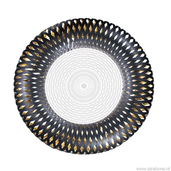 plafondlamp_kalatos_zwart_2.webp Cheap Straluma Plafondlamp Kalatos zwart/goud