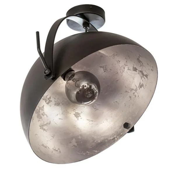 plafondlamp_larino_gunmet_0.webp Best Straluma Plafondlamp Larino gunmetal/silverleaf 40 cm