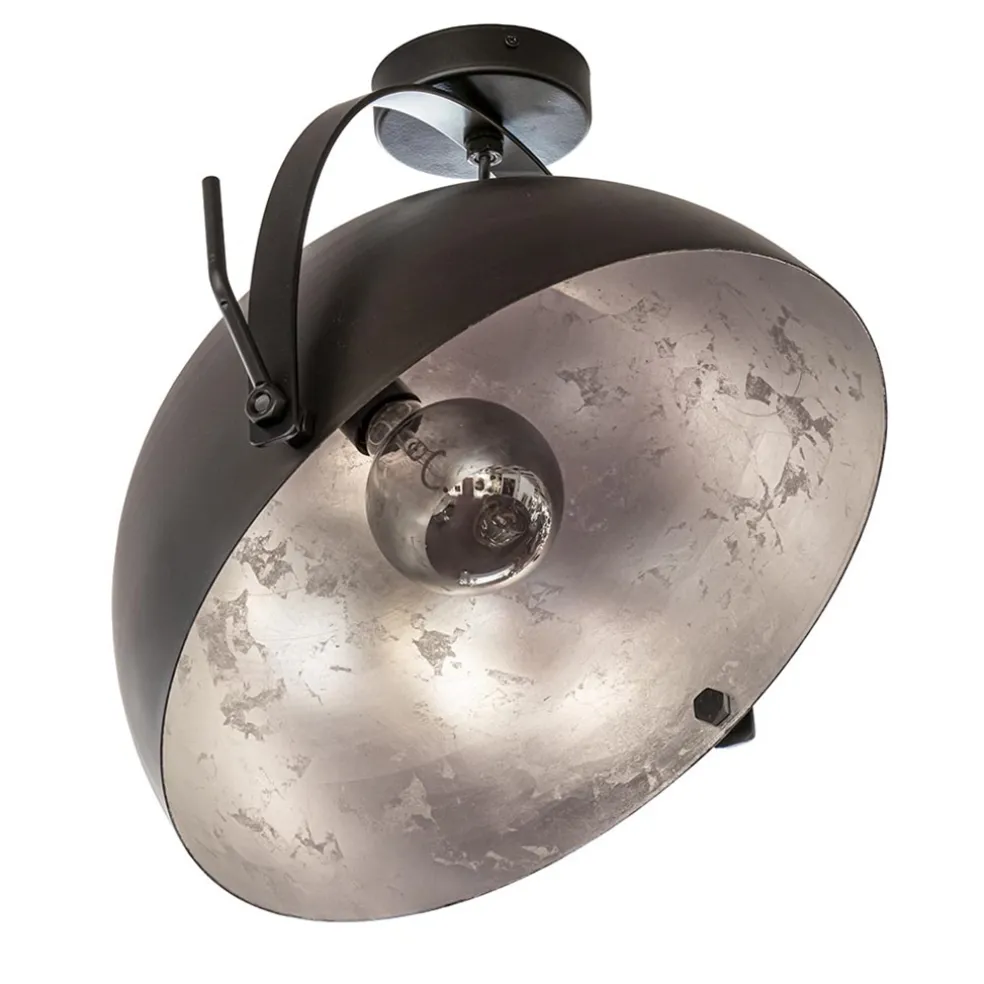 plafondlamp_larino_gunmet_0.webp Best Straluma Plafondlamp Larino gunmetal/silverleaf 40 cm