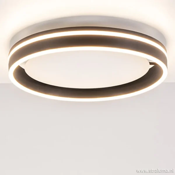 plafondlamp_led_cirkel_zw_1.webp Shop Straluma Plafondlamp Led Cirkel zwart/wit