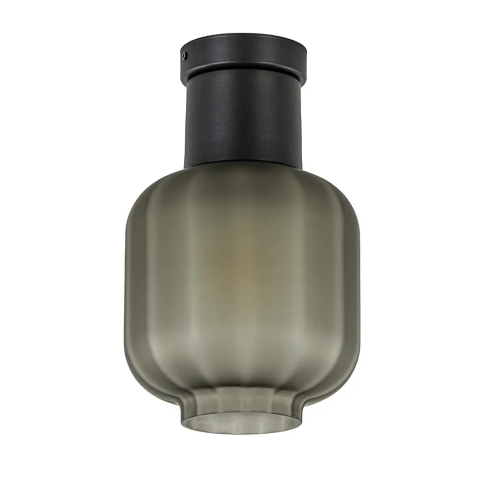 plafondlamp_lett_zwart__s_0.webp Flash Sale Straluma Plafondlamp Lett zwart + smoke glas 20cm