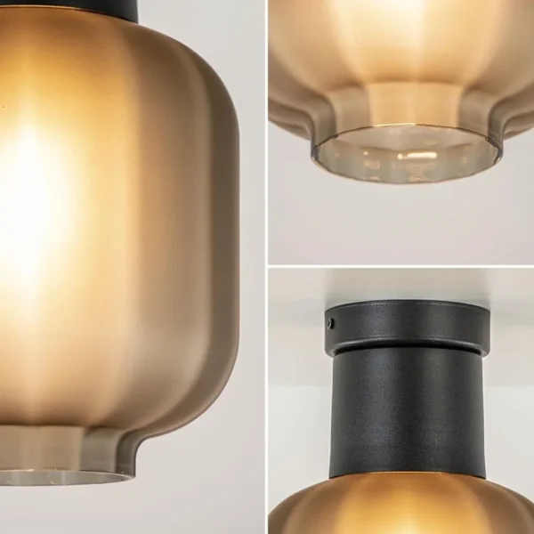 plafondlamp_lett_zwart__s_3.webp Flash Sale Straluma Plafondlamp Lett zwart + smoke glas 20cm