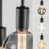Best Straluma Plafondlamp 3-lichts zwart ex. e27