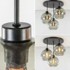 Flash Sale Straluma Plafondlamp 3-lichts zwart + smoke glas 25cm