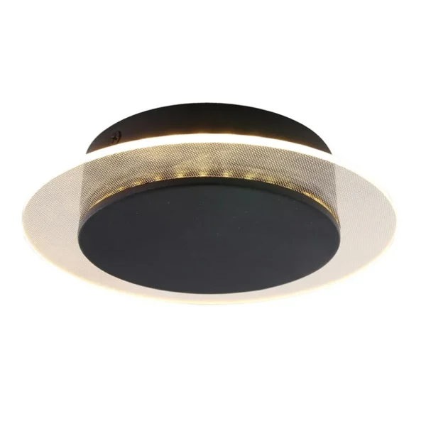 plafondlamp_lido_zwart_cm_1.webp New Straluma Plafondlamp Lido zwart 17cm indirect