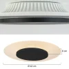 Best Straluma Plafondlamp Lido zwart 42cm indirect