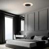 Best Straluma Plafondlamp Lido zwart 42cm indirect