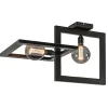 Cheap Straluma Plafondlamp Longa zwart 2xframe vierkant