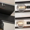 Cheap Straluma Plafondlamp Longa zwart 2xframe vierkant