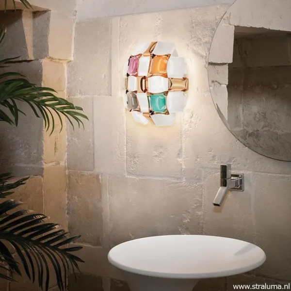 plafondlamp_mida_multicol_4.webp Best Sale Straluma Plafondlamp Mida multicolor 32cm
