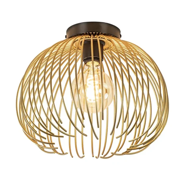 plafondlamp_nest_matgoudz_1.webp Cheap Straluma Plafondlamp Nest matgoud/zwart