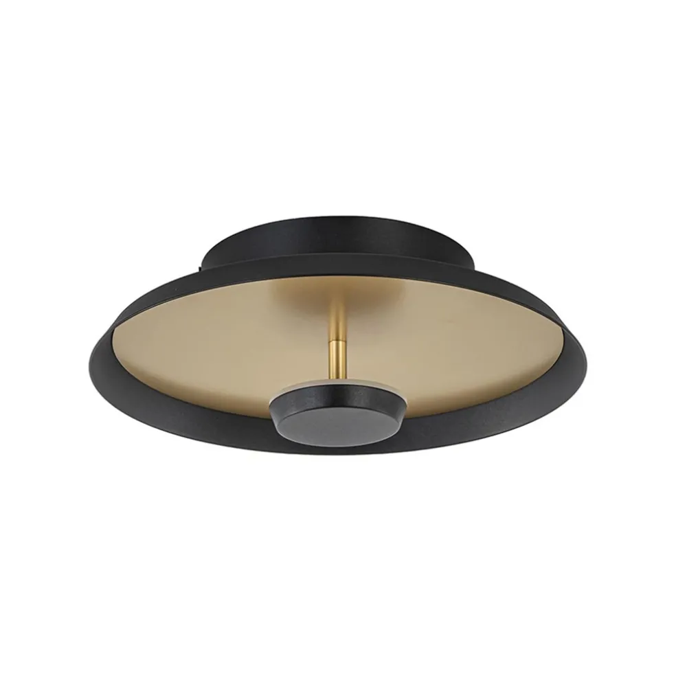 plafondlamp_oro_cm_zwartg_0.webp Cheap Straluma Plafondlamp Oro 25cm zwart/goud
