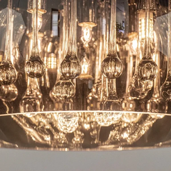 plafondlamp_pearl_raindro_1.webp Fashion Straluma Plafondlamp Pearl Raindrops smokey glas