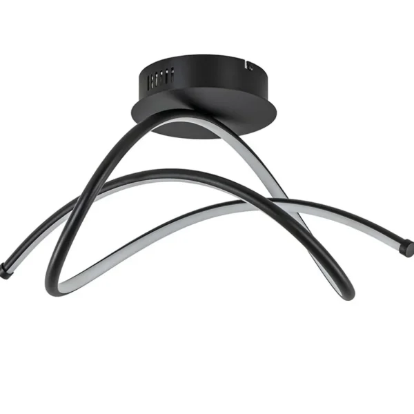plafondlamp_plaza_zwart_s_0.webp Store Straluma Plafondlamp Plaza zwart 3-switchdim