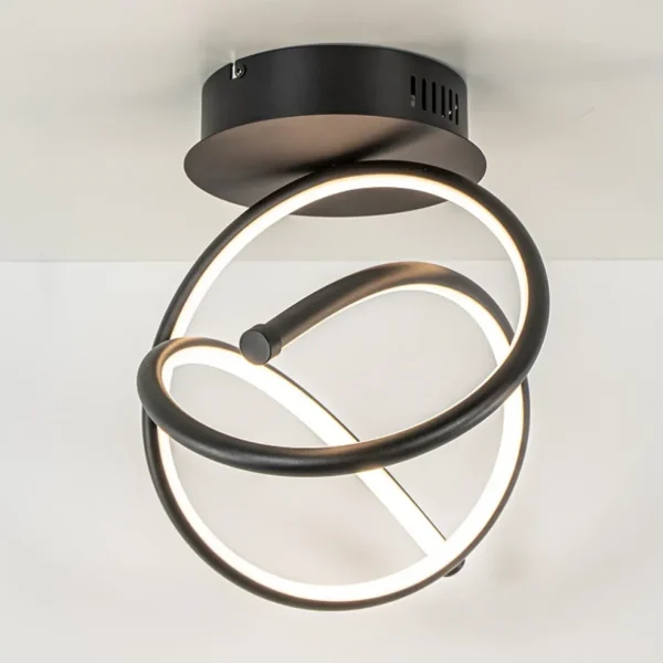 plafondlamp_plaza_zwart_s_1.webp Store Straluma Plafondlamp Plaza zwart 3-switchdim