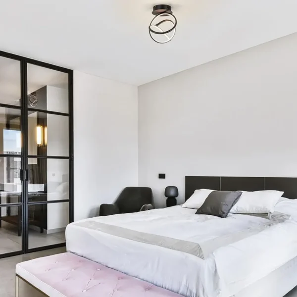 plafondlamp_plaza_zwart_s_4.webp Store Straluma Plafondlamp Plaza zwart 3-switchdim