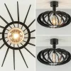 plafondlamp_plywood_zwart_3.webp Discount Straluma Plafondlamp Plywood zwart hout