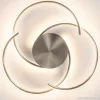 Outlet Straluma Plafondlamp Reverso nikkel 3-switchdim
