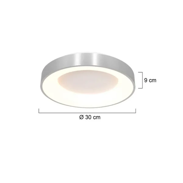 Cheap Straluma Plafondlamp Ringlede 30cm rvs led
