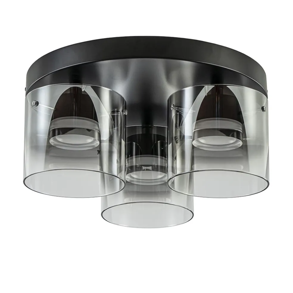plafondlamp_salerno_l_zwa_0.webp Discount Straluma Plafondlamp Salerno 3L zwart/smoke glas