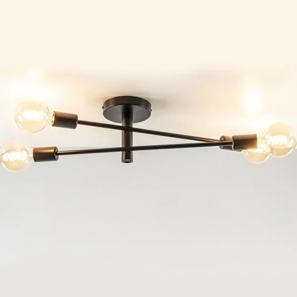 plafondlamp_sticks_l_zwar_1-1.webp New Straluma Plafondlamp Sticks 4L zwart excl. e27