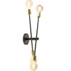 plafondlamp_sticks_l_zwar_1.webp New Straluma Plafondlamp Sticks 4L zwart/goud excl. e27 l.b.
