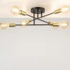Discount Straluma Plafondlamp Sticks 6L zwart/goud