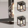 Hot Straluma Plafondlamp vierkant frame klein zwart