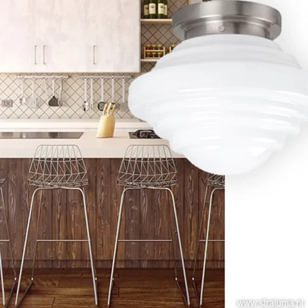 plafondlamp_york_art_deco_4.webp Best Straluma Plafondlamp York art deco opaal glas