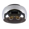 plafondlamp_zwart__smoke__0.webp Best Sale Straluma Plafondlamp zwart + smoke glas 40cm