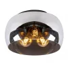 plafondlamp_zwart__smoke__1.webp Best Sale Straluma Plafondlamp zwart + smoke glas 40cm
