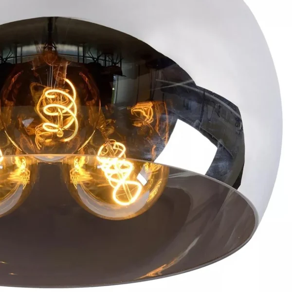 plafondlamp_zwart__smoke__2.webp Best Sale Straluma Plafondlamp zwart + smoke glas 40cm