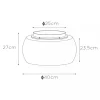 plafondlamp_zwart__smoke__3.webp Best Sale Straluma Plafondlamp zwart + smoke glas 40cm