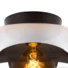 Sale Straluma Plafondlamp zwart met smoke glas