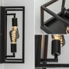 New Straluma Plafondlamp/wandlamp zwart open frame
