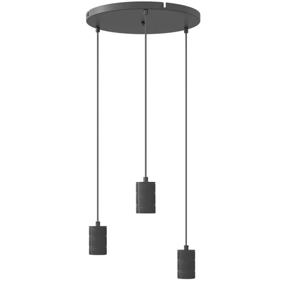 plafondplaat_l_rond_cm_zw_0.webp Clearance Straluma Plafondplaat 3-l rond 40cm zwart excl.lb