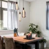 Online Straluma Plafondplaat rond zwart 3-lichts pendel ex.lb