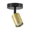plafondspot_bounce_enkel__0.webp Hot Straluma Plafondspot Bounce enkel rond zwart/goud