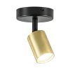 plafondspot_bounce_enkel__1.webp Hot Straluma Plafondspot Bounce enkel rond zwart/goud