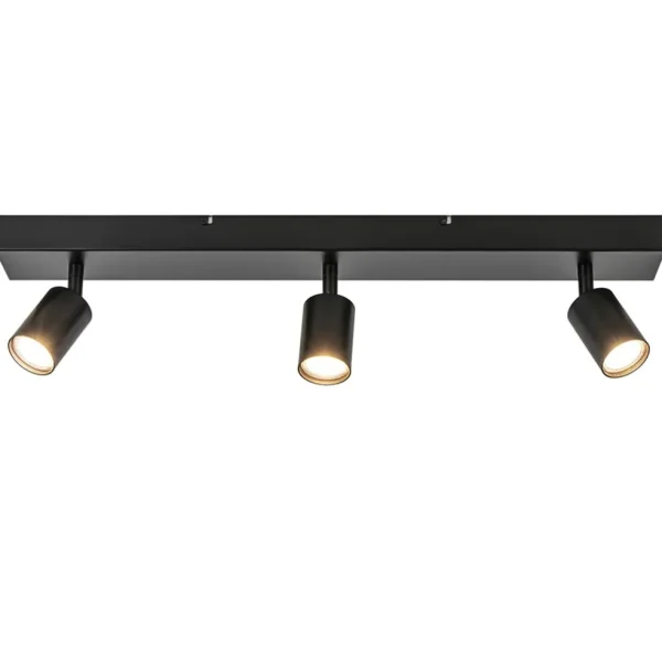 Shop Straluma Plafondspot Bounce 3L balk zwart