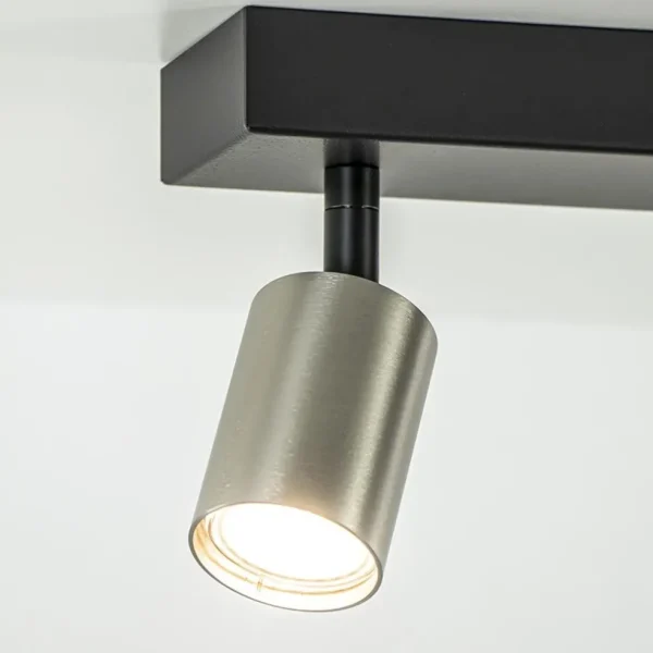plafondspot_bounce_l_zwar_2.webp Hot Straluma Plafondspot Bounce 2L zwart/rvs