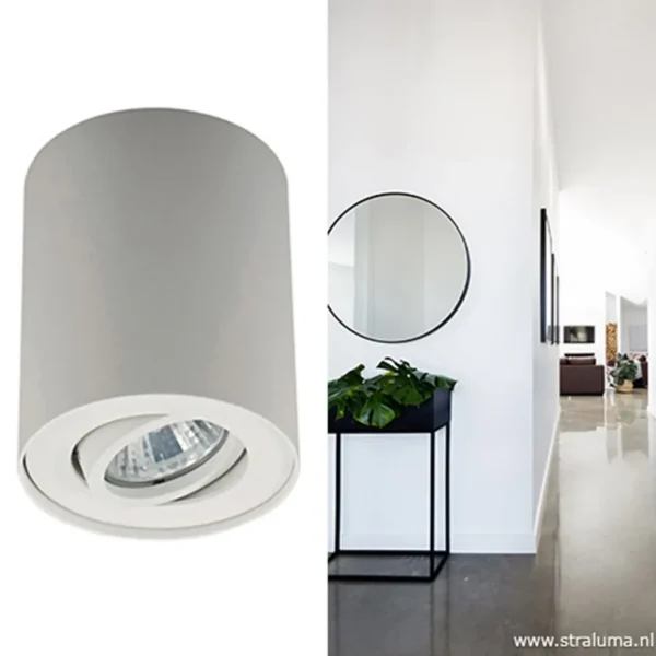 plafondspot_cilinder_wit__4-1.webp Clearance Straluma *Plafondspot cilinder wit verstelbaar